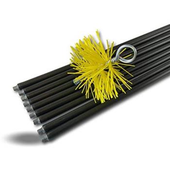 Kit de nettoyage de conduits gainés 9 cannes creuses Ø17mm