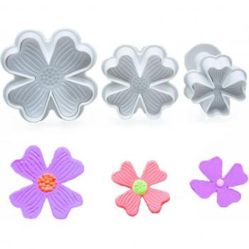 3er Set Kleeblatt Ausstecher
