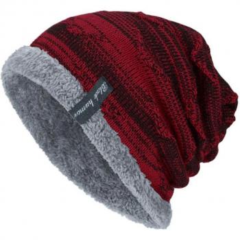 Unisex Winter Ski Beanie Hat with Fur