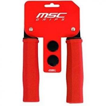 Puños de Espuma para Bicicleta MSC 125 mm Rojo