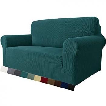 MAXIJIN Housse de Canapé 3 Places Universelle Super Élastique en Tissu Polyester et Spandex, Protection Animal