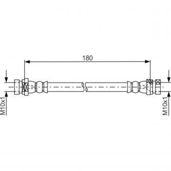 Tubo flexible de freno BOSCH 1 987 481 681