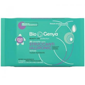 Biogenya Salviette Struccanti all'Acido Ialuronico da 20 pezzi