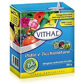 Soda solubile Vithal 350 g contro oidio e ticchiolatura per coltivazioni biologiche