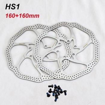 Rotor de freno AVID HS1 para bicicleta, 2 piezas, 160mm o 180mm, 6 agujeros