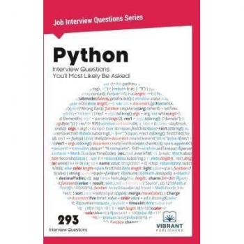 Vitalsource Technologies, Inc. Python Interview Questions You'll Most Likely Be Asked