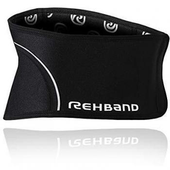 Schwarzes Rehband QD Gr. M Rückenstützbänder