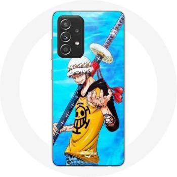 Coque One Piece Trafalgar Law pour Samsung Galaxy A52 avec épée
