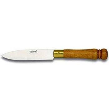 Cuchillo de Cocina Mesa Mam, con Mango de Madera, Virola de Latón, Hoja de 10 cm Acero Inoxidable 17408