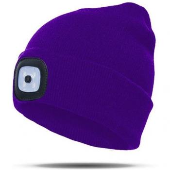 Gorra de pesca nocturna, plegable, luz LED, recargable por USB, ajuste de luminosidad, ultra cómodo