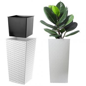 Pot Décoration Extérieure Intérieure 68 cm – Blanc