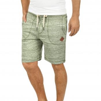 !Solid Aris Herren Sweatshorts Jogginghose Mit Kordel und Melierung, Größe:3XL, Farbe:Ivy Green
