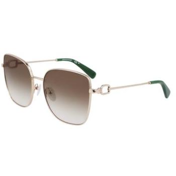 Longchamp LO177S N Women’s Gold Sunglasses (Green Gradient) – 58mm