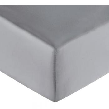 Couverture housse drap 160x200 cm, couleur argent‑gris – Anne de Solène