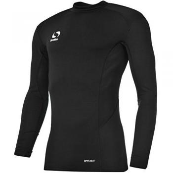 Sondico Men's Black Mock Neck Base Layer Size M