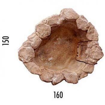 Laghetto 160x150x42 CM (Lugano) Acquario in Vetroresina