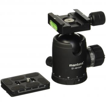 Mantona Fortress Kugelkopf mit Arca Swiss Schnellwechselplatte