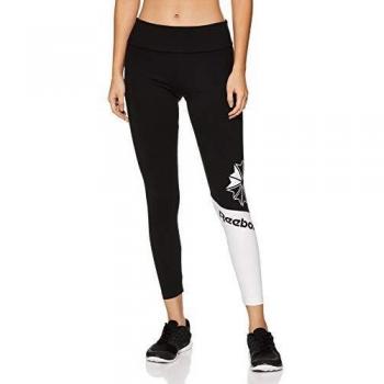 Reebok Legging AC Logo Noir Femme Taille M
