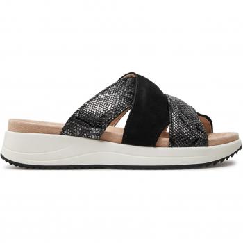 Mule Cuir Noir sans Talon CAPRICE, P.39