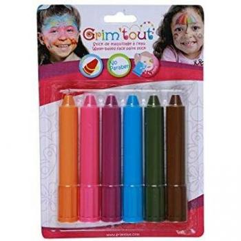 Lot de 6 sticks maquillage à l'eau Grim'Tout