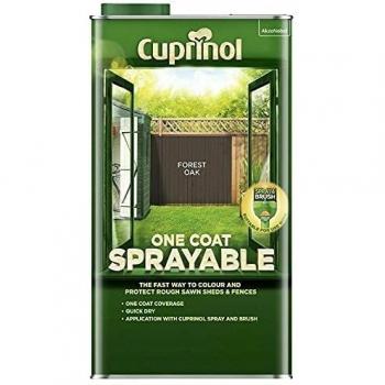 Cuprinol One Coat Sprayable Fence Treatment Forest Oak 5 L
