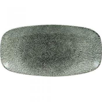 Churchill Raku Quartz Black Dining Plate 35.5cm