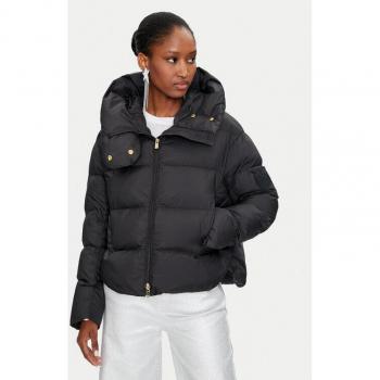 PINKO Giza Imbottito 101602 – Schwarze Winterjacke, Regular Fit