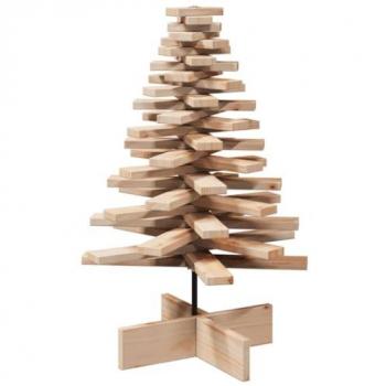 VidaXL Christmas Tree Decoration 80 cm Solid Wood