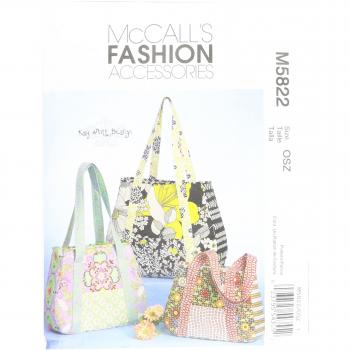 McCall's Sewing Pattern M5822 Tote Bags Set
