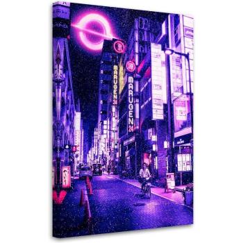 Glowing Snowscape 40x60 Canvas