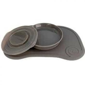 Piatto da 6 mesi Twistshake 38 × 25 grigio