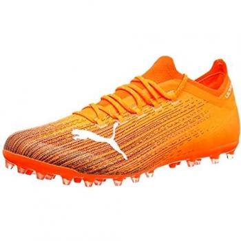 PUMA Ultra 1.1 MG Men's Football Boots, Shocking Orange/Black, 6.5 UK