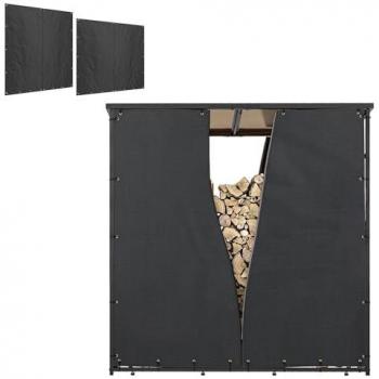 Housse de protection pour abri de bois de chauffage