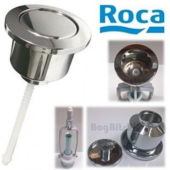 Victoria D2P Cistern Single Flush Toilet Push‑Button Chrome – Roca