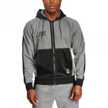 Sudadera Gris Melange Leone1947 Talla S Hombre
