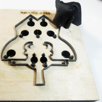 Cattle, Elephant, Bear Leather Punch Mold with Steel Blade