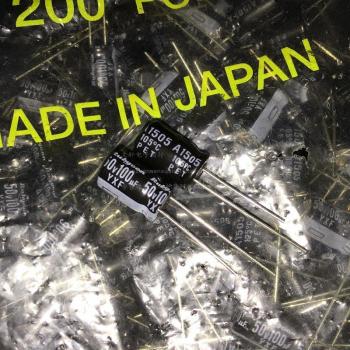 Rubycon YXF 100µF 50V Hochfrequenz-Elektrolyt-Kondensatoren x 10