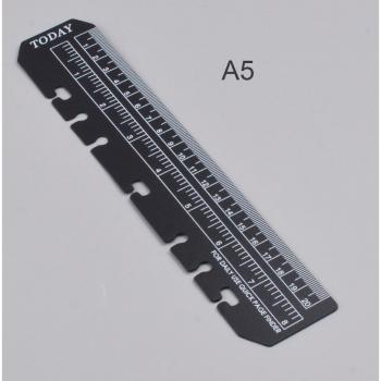6-Hole Bookmark Ruler for Personal Size Organizer