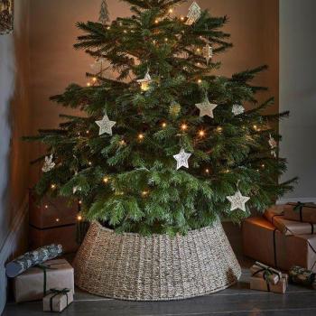 Natural Seagrass Foldable Round Tree Skirt