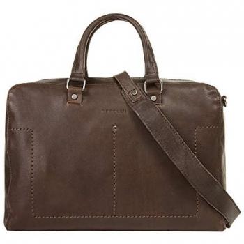 Harold's Chaugio 41 cm Leather Briefcase for Laptop Brown