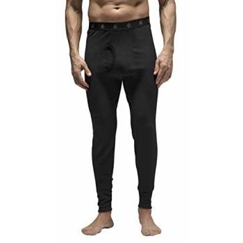 Heat Holders Men's Long John Thermal Bottoms – Size Medium, Black