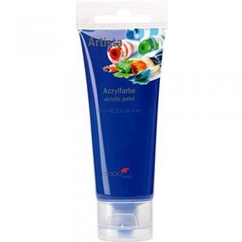Artista Dunkelblaue Acrylfarbe, 75 ml