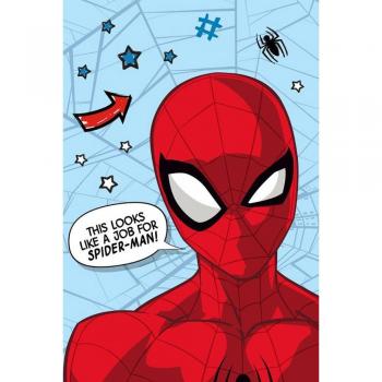 Plaid Spiderman Star en Microflanel
