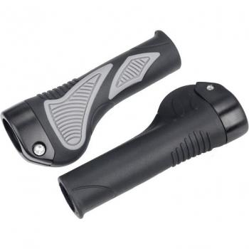 Komfortable Fahrradlenkergriffe Schwarz/Grau
