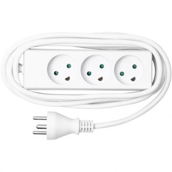 Regleta Compacta Microconnect 3 Tomas 1,8m