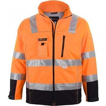Asatex Prevent Softshelljacke, orange/schwarz, Größe 3XL