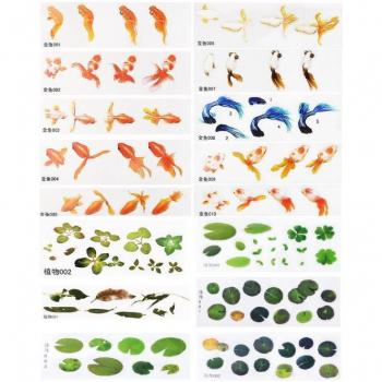 Cristal 3D Poisson Rouge Artisanat