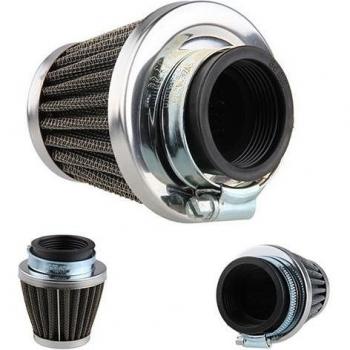 Oval Motorcycle Air Filter with Clamp-on Design