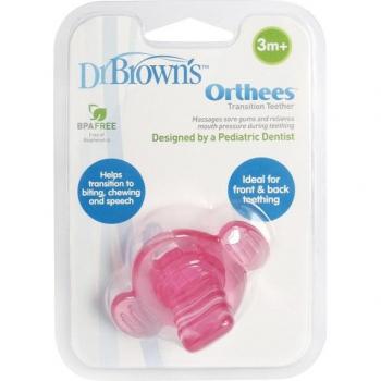 Mordedor para la Dentición Rosa de Dr. Brown's para el Período de Transición