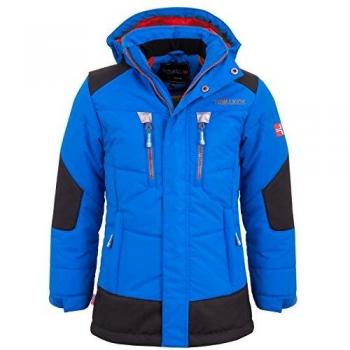 Trollkids Chaqueta de Invierno con Forro Polar Narvik Azul Medio/Rojo 2 años